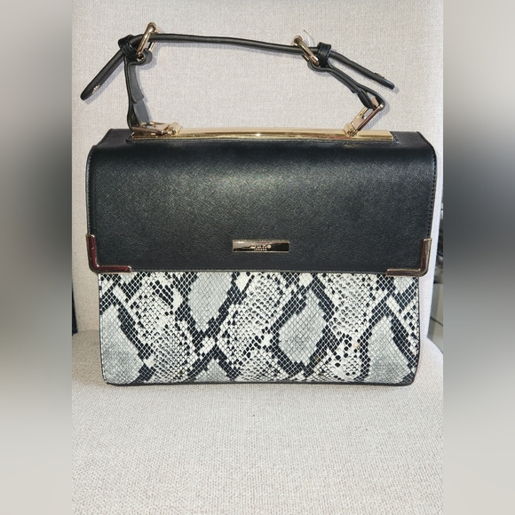 Dune snakeskin bag clearance